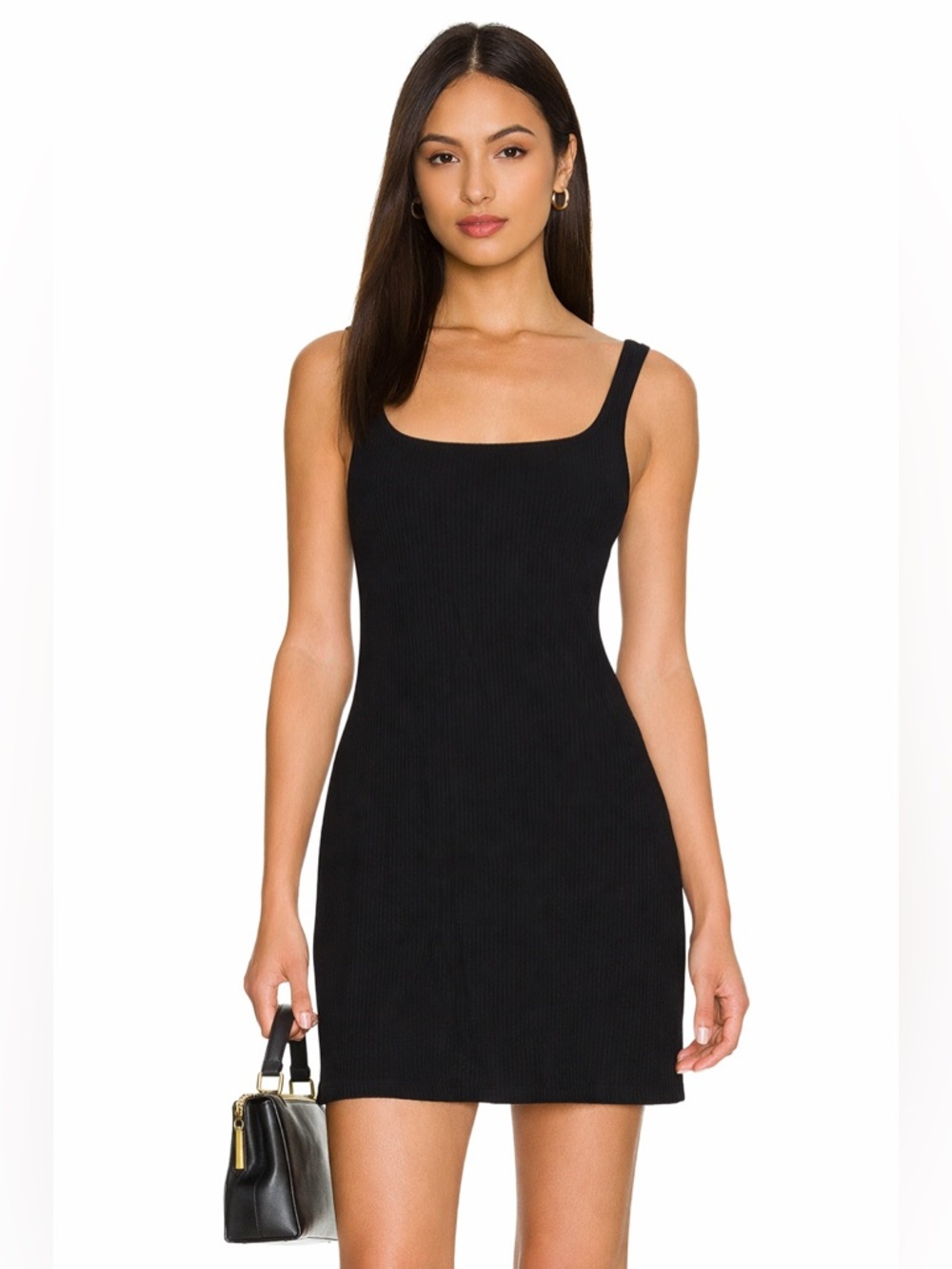 🌺 Reformation Jeans Ribbed Mini Dress